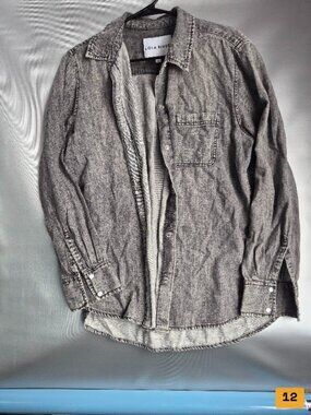 Lola River Button-up shirt Size L Gray